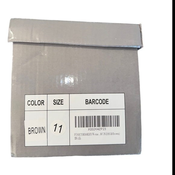 Funky Monkey Fluffy Slippers Slide-On Faux Fur Size 11 NWT - Picture 5 of 5